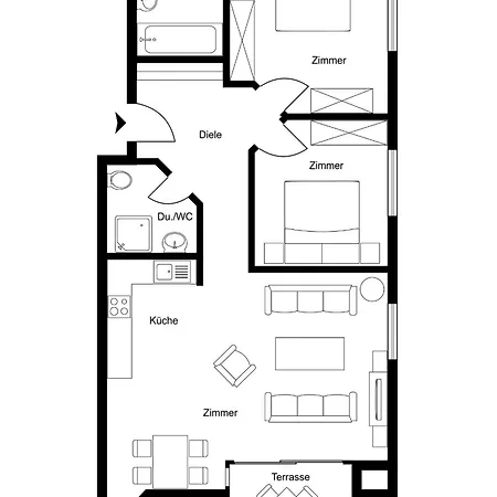 Chesa Radonda 1 Apartment Sils im Engadin